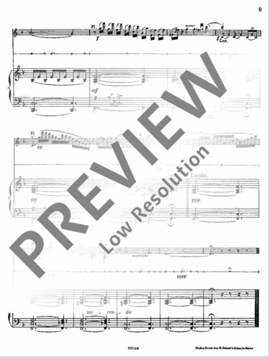 Souvenir du Rigi Flute scores gallery preview page 10