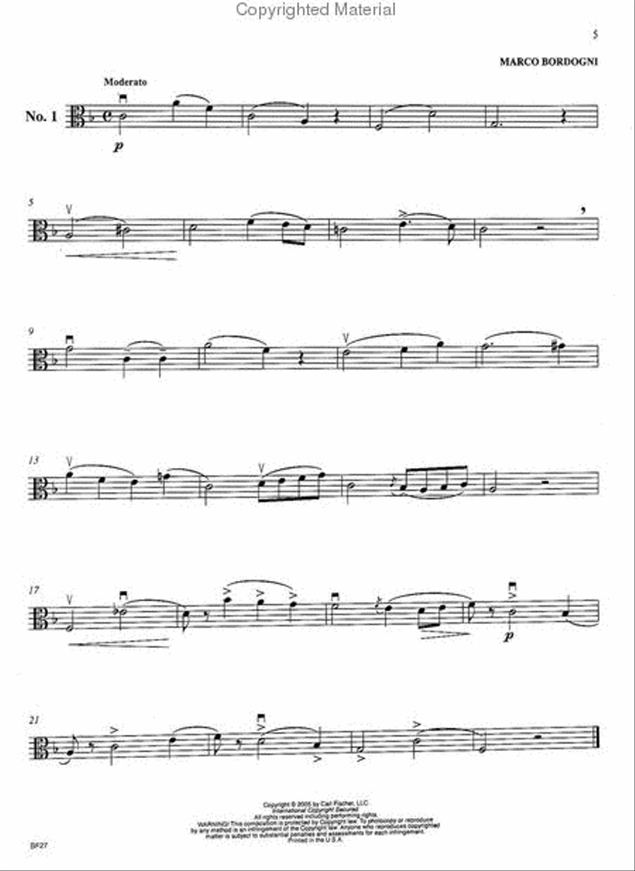 Melodious Etudes For Viola Viola scores gallery preview page 2