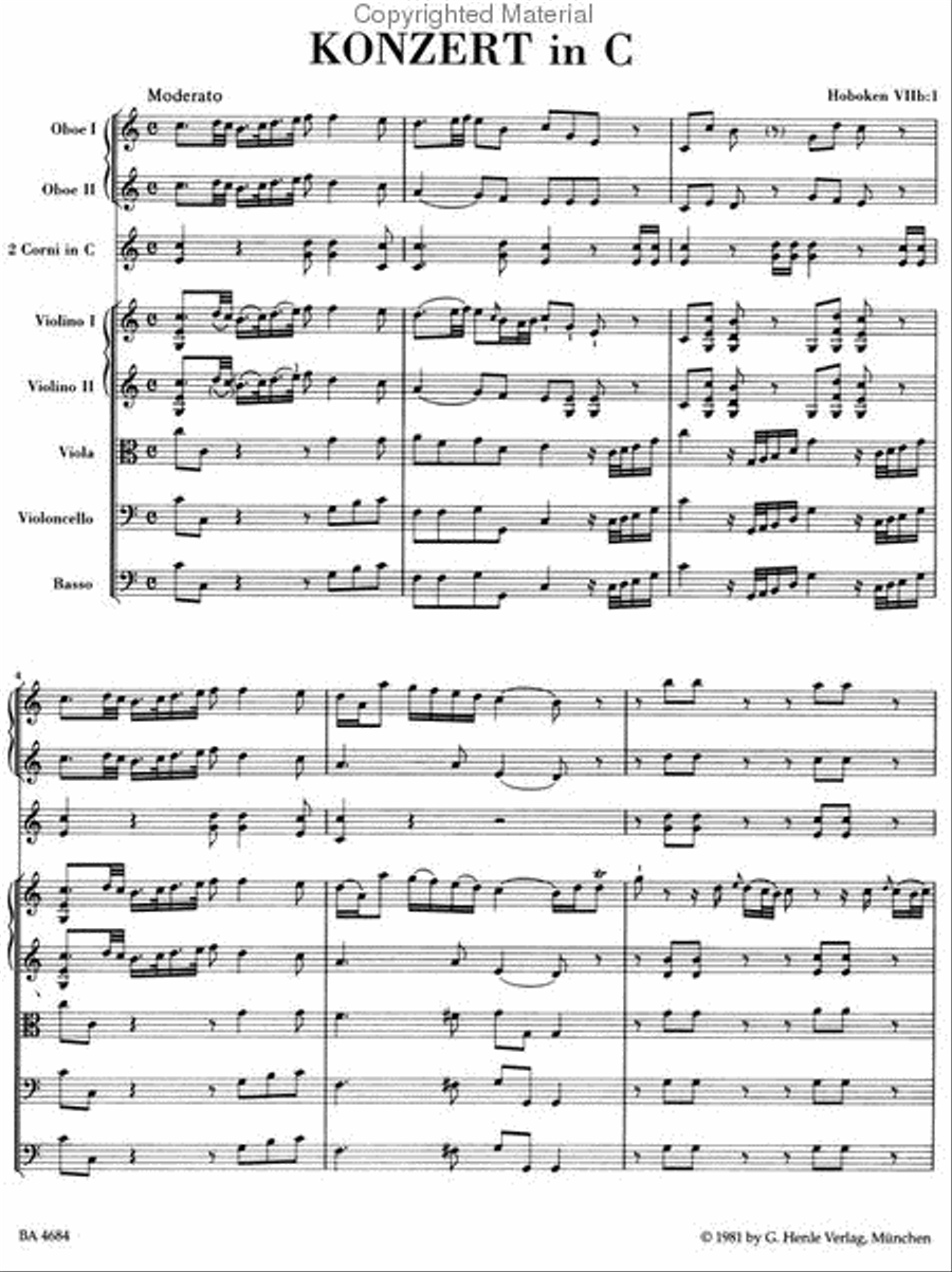 Concerto for Violoncello and Orchestra in C major Hob.VIIb:1 School and Community scores gallery preview page 2