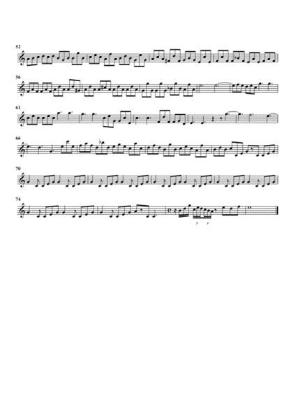 Fugue BuxWV 174, C major (arrangement for 4 recorders)