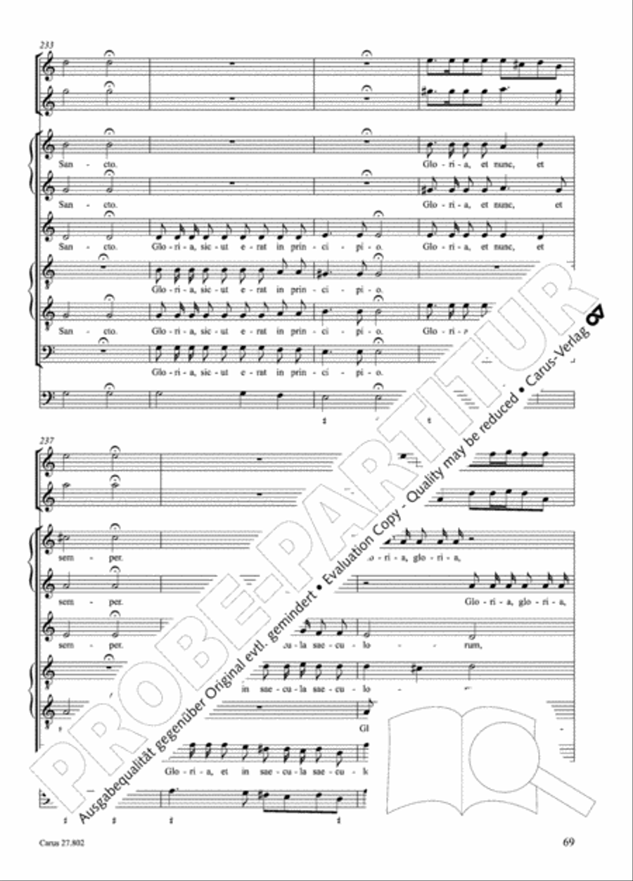 Salmi I (Selva morale e spirituale) Collection / Songbook scores gallery preview page 94