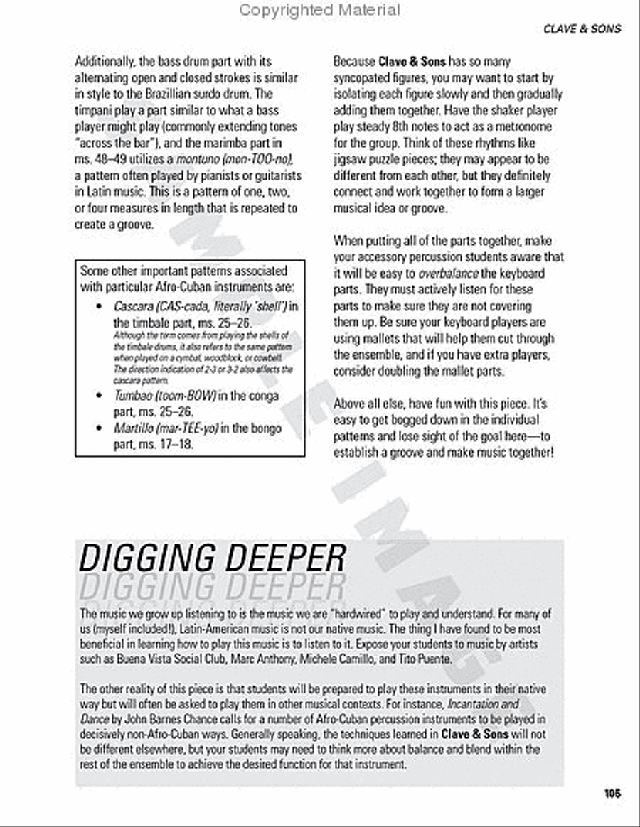 Beyond Basic Percussion Percussion scores gallery preview page 82