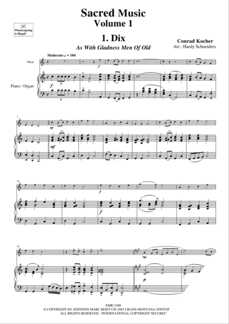 Sacred Music Volume 1 Organ scores gallery preview page 3