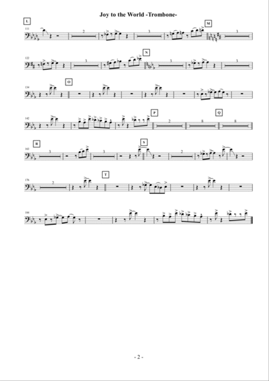 Joy To The World Small Ensemble scores gallery preview page 4