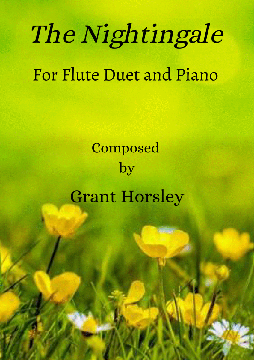 "The Nightingale" Flute Duet and Piano- early Intermediate image number null