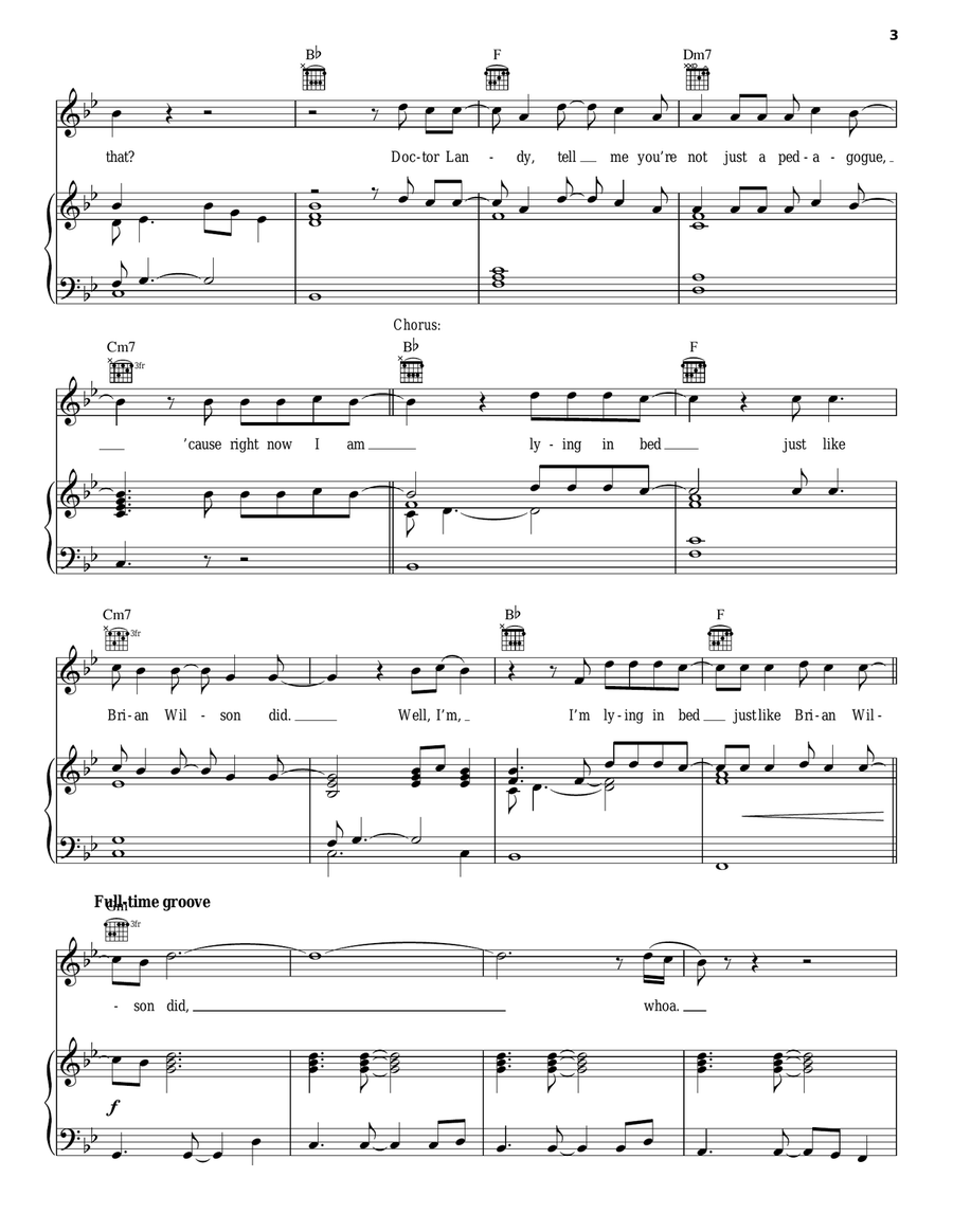 Brian Wilson Piano, Vocal, Guitar scores gallery preview page 3