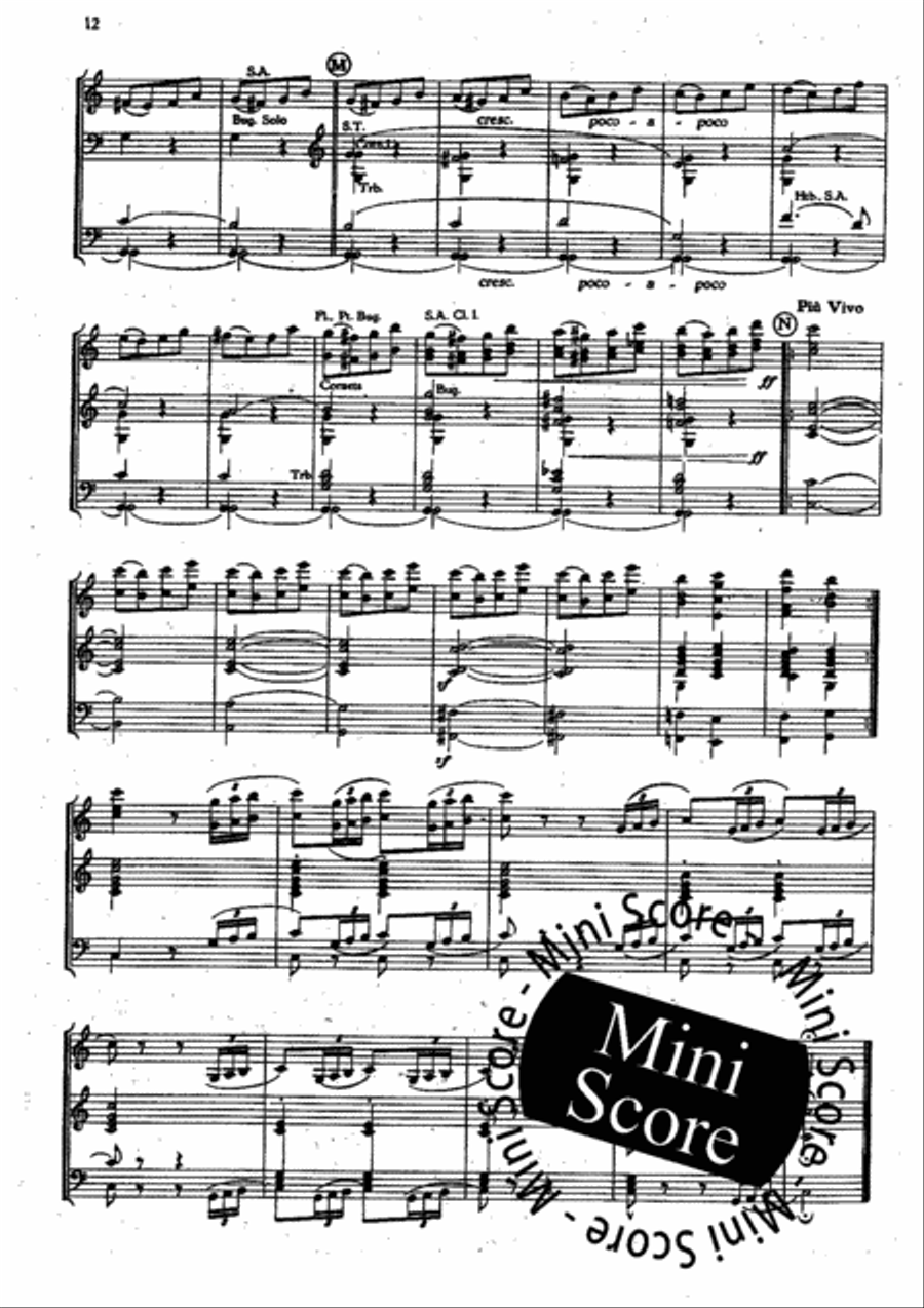 Dorpsdansen Concert Band scores gallery preview page 14