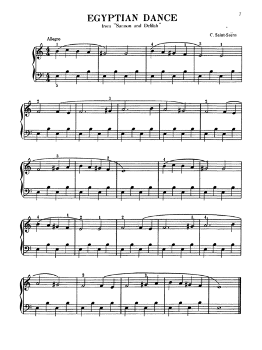 42 Famous Classics Easy Piano scores gallery preview page 3