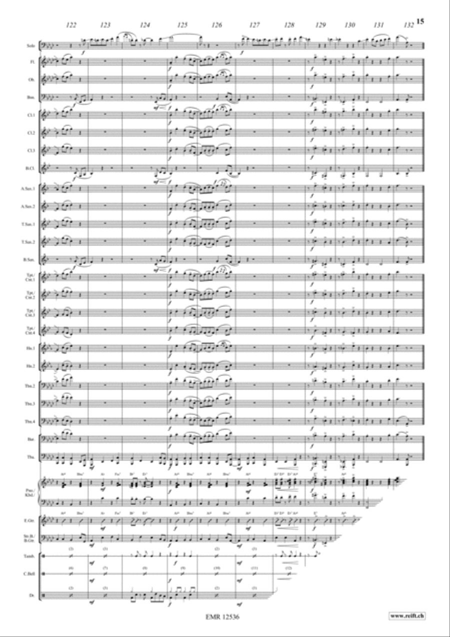 Lassus Trombone Lassus Trombone Concert Band scores gallery preview page 8