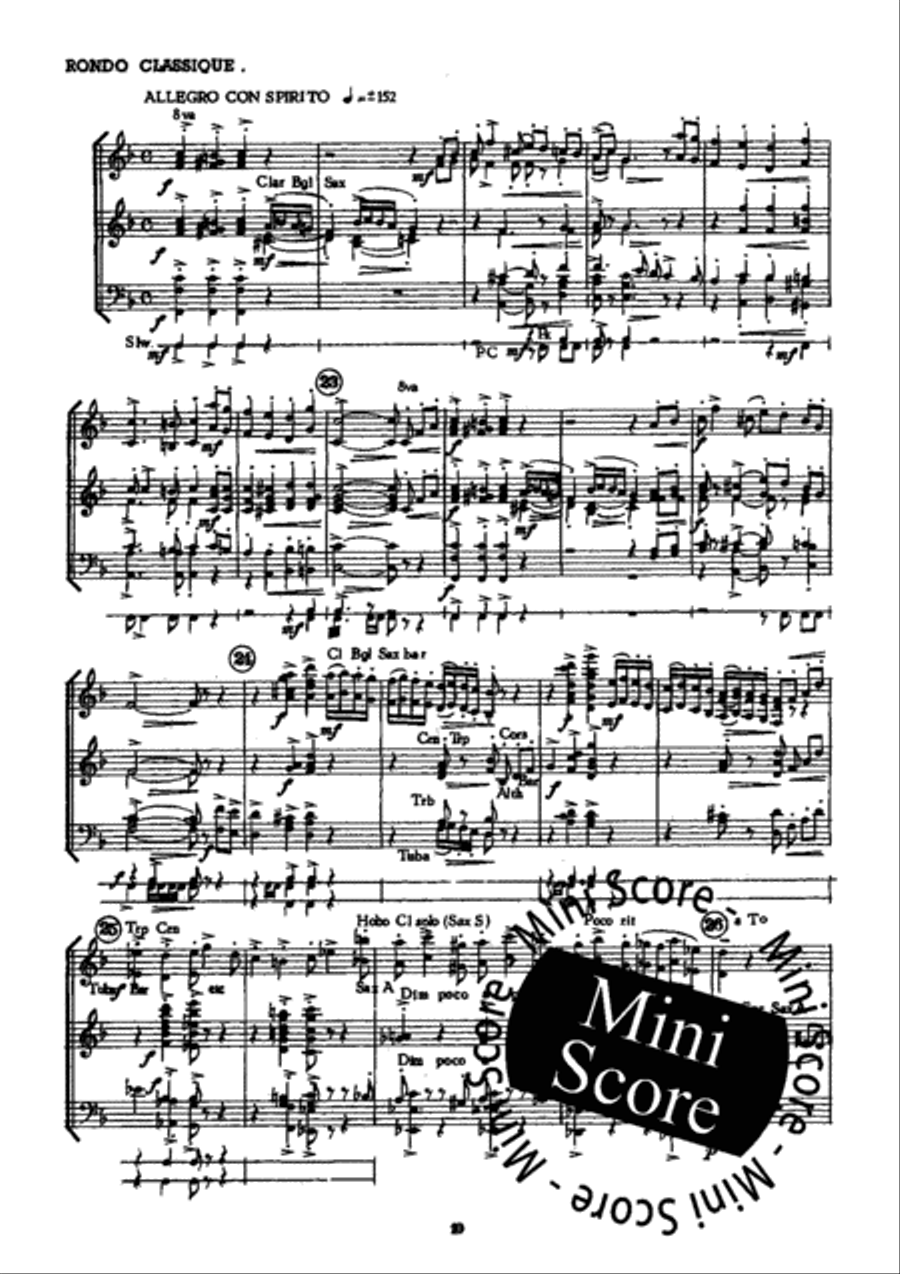 Airs de Fete Fanfare Band scores gallery preview page 12