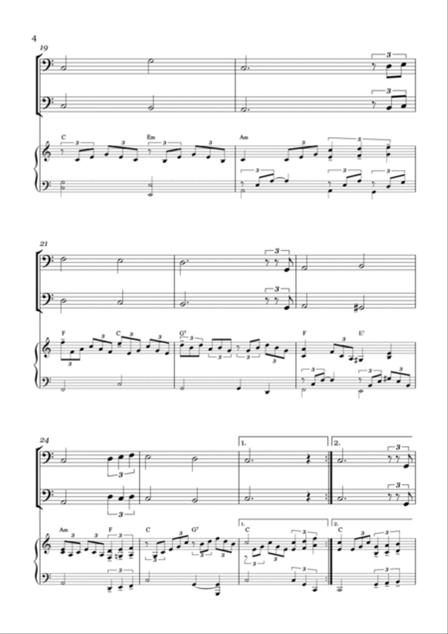 Can't Help Falling In Love String Duet scores gallery preview page 4