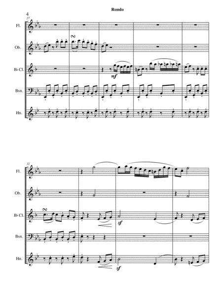 Rondo Op.11 for Woodwind Quintet image number null
