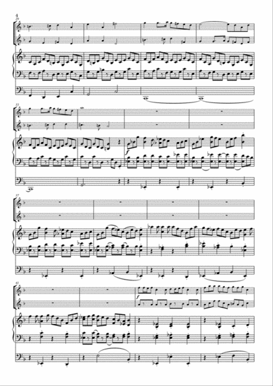March of Joy for 2 Trumpets & Organ March of Joy for 2 Trumpets & Organ Trumpet Duet scores gallery preview page 4