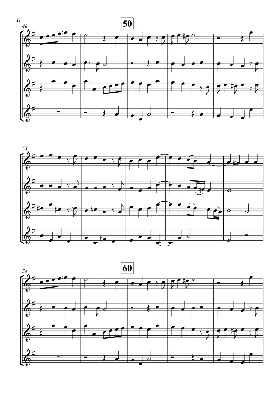 Cantiones Sacrae 1592 - Hans Leo Hassler (Brass Quartet) Brass Quartet scores gallery preview page 6