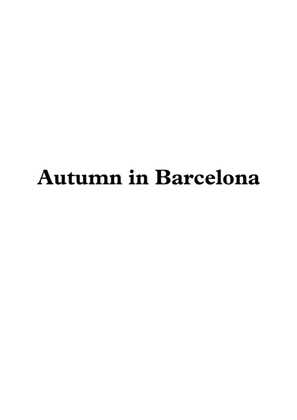 Autumn in Barcelona