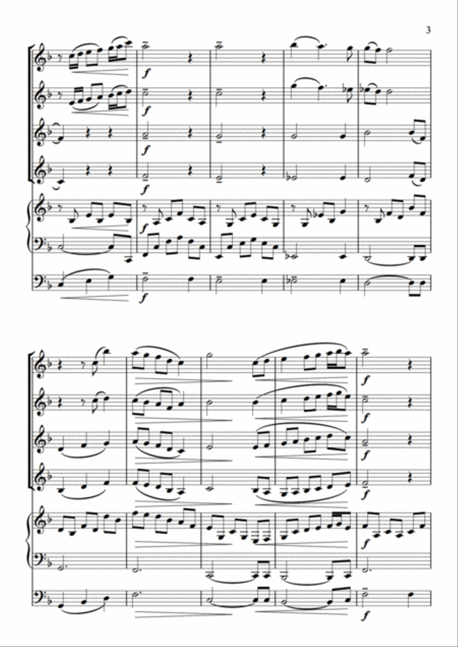 Three Times A Lady Set of Parts scores gallery preview page 5