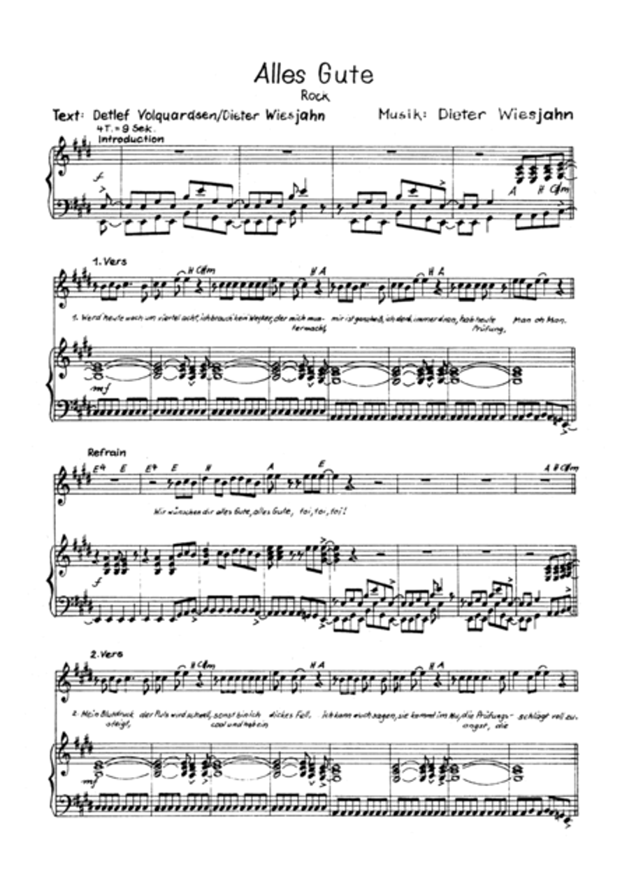 Alles Gute Voice scores gallery preview page 3