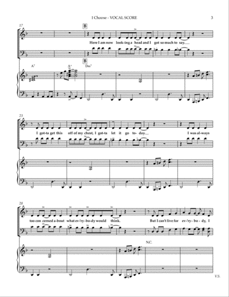 I Choose 4-Part scores gallery preview page 3