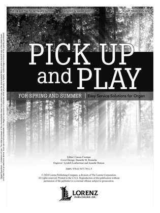 Book cover for Pick Up and Play for Spring and Summer