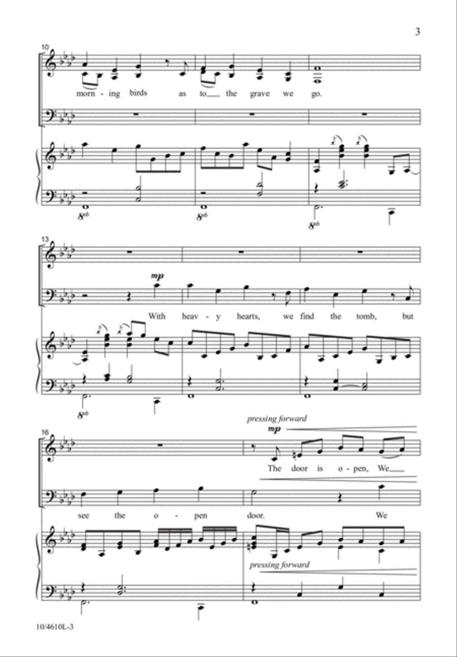 We Have Seen the Lord 4-Part scores gallery preview page 4
