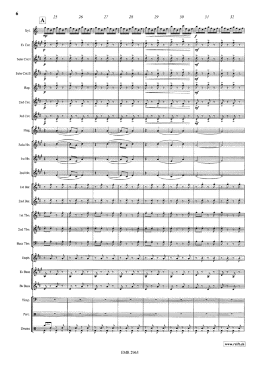 Zirkus Renz Brass Band scores gallery preview page 7