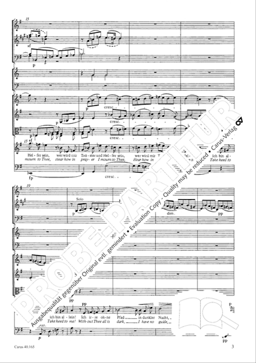 Hor mein Bitten (2 Fassungen) Score scores gallery preview page 14