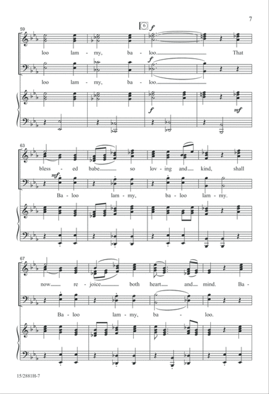 Baloo Lammy 4-Part scores gallery preview page 8