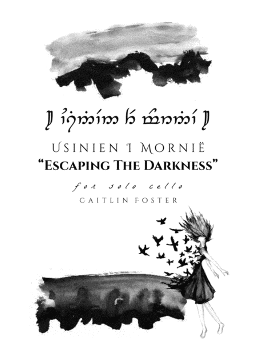Usinien I Mornie for Solo Cello Cello Solo scores gallery preview page 1