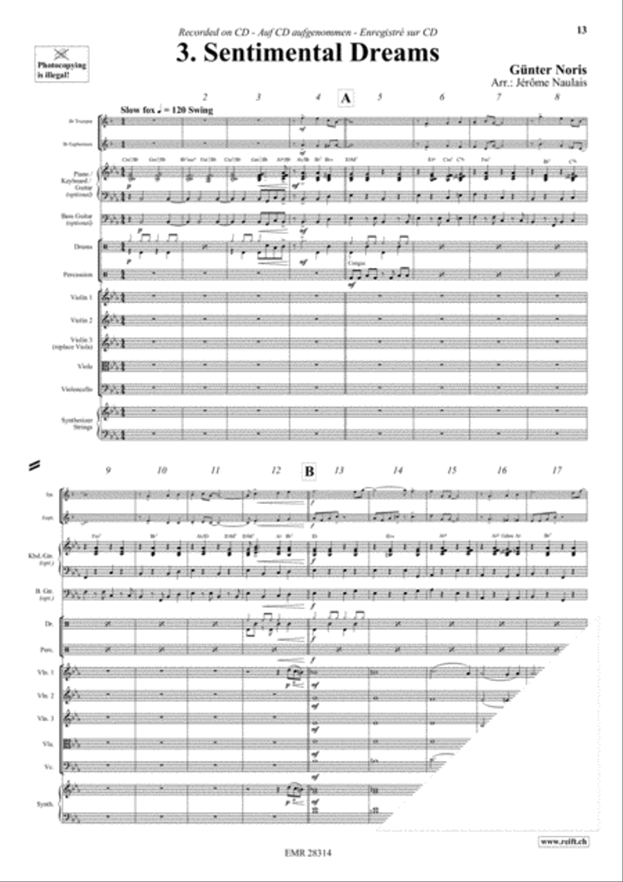 Let's Dance Volume 5 Brass Ensemble scores gallery preview page 5