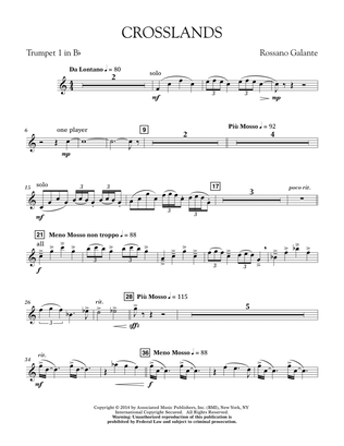 Crosslands - Bb Trumpet 1