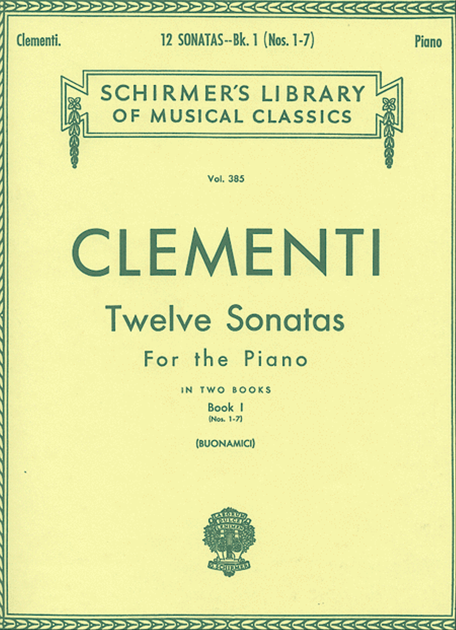 12 Sonatas – Book 1 Piano Solo scores gallery preview page 1