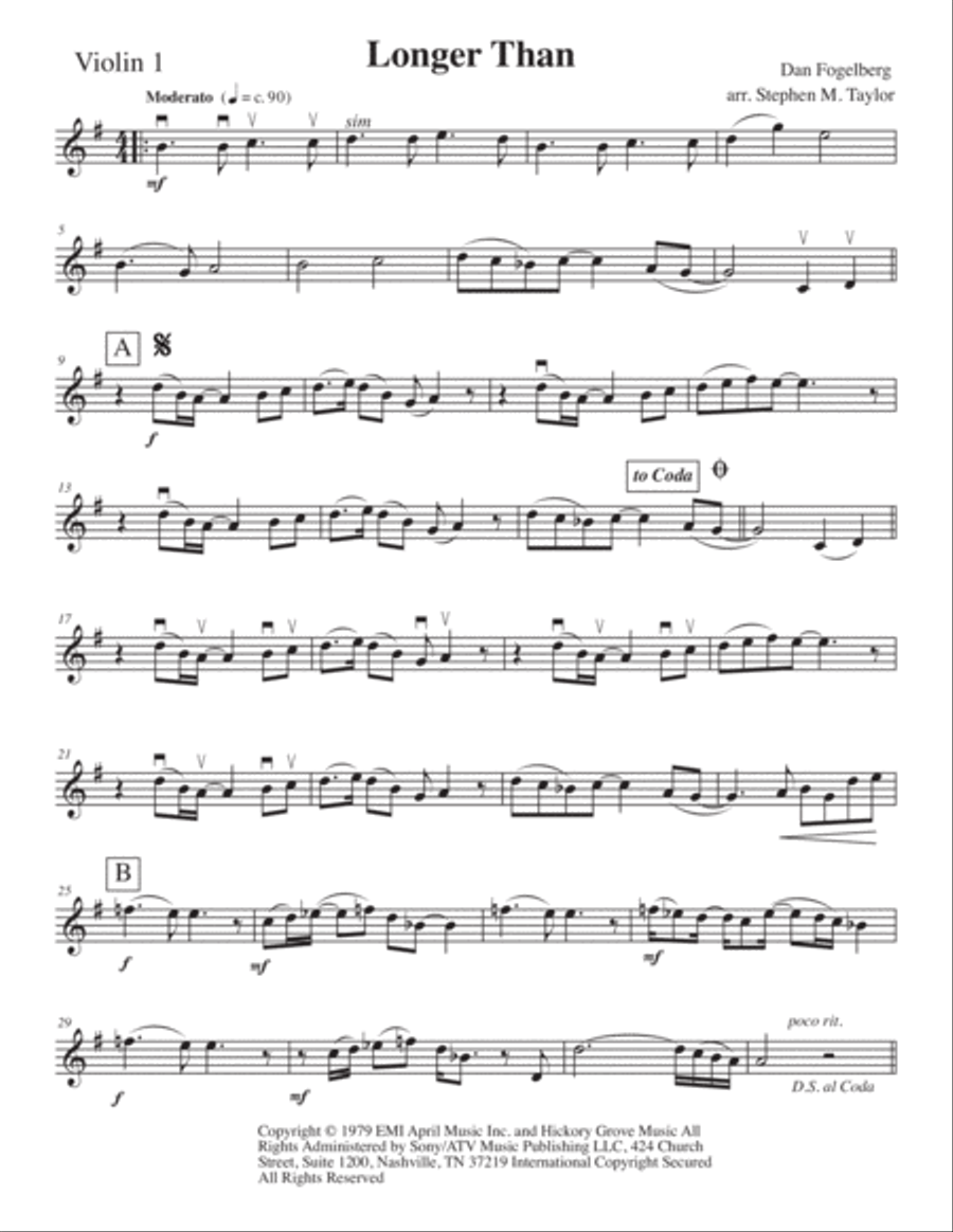 Longer String Quartet scores gallery preview page 1