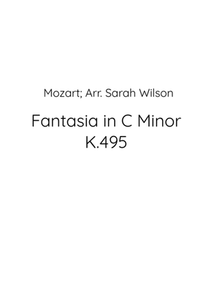 Fantasia in C Minor K.495 for woodwind quartet
