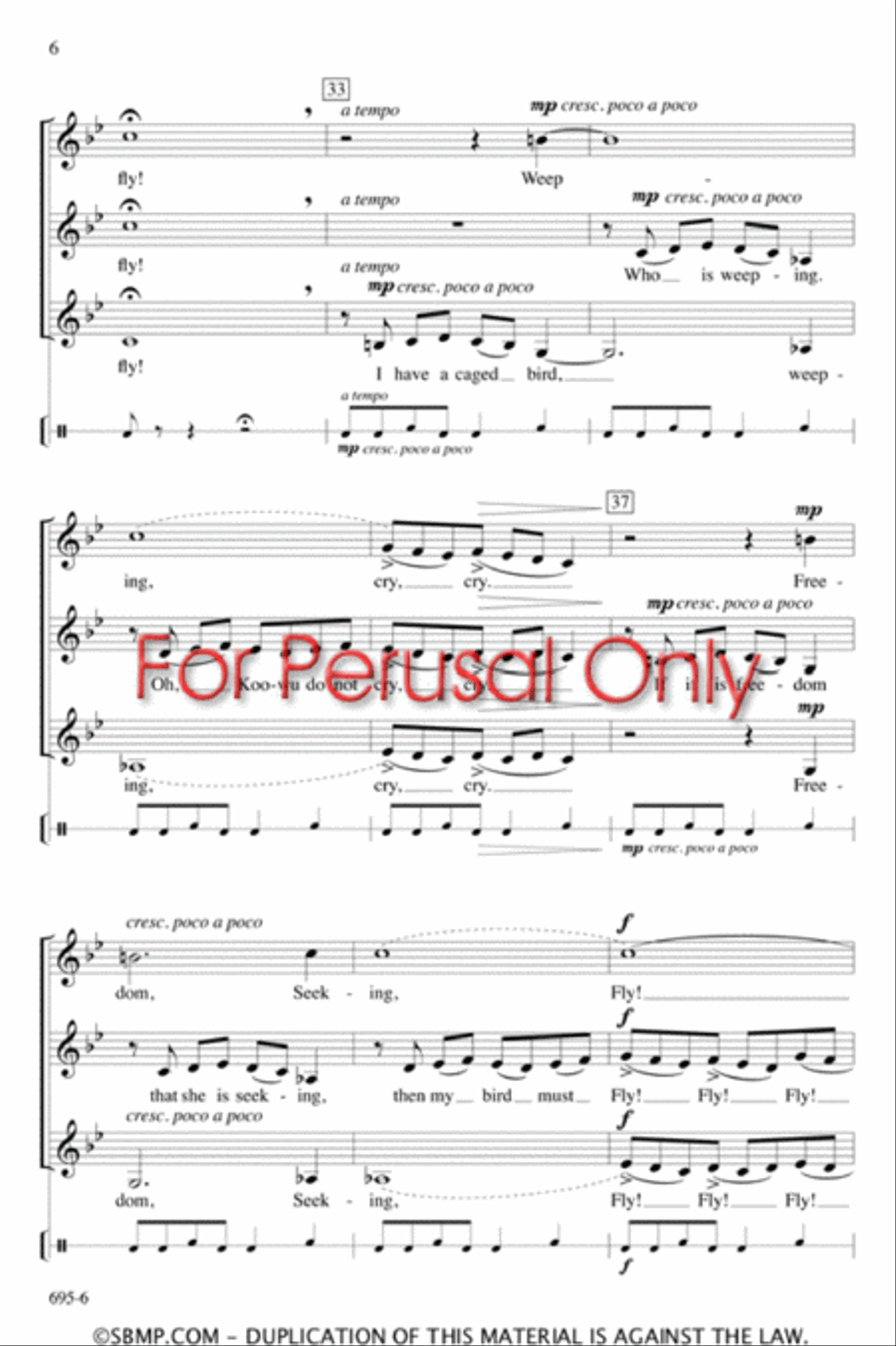 Koowu - SSA Octavo SSA scores gallery preview page 5