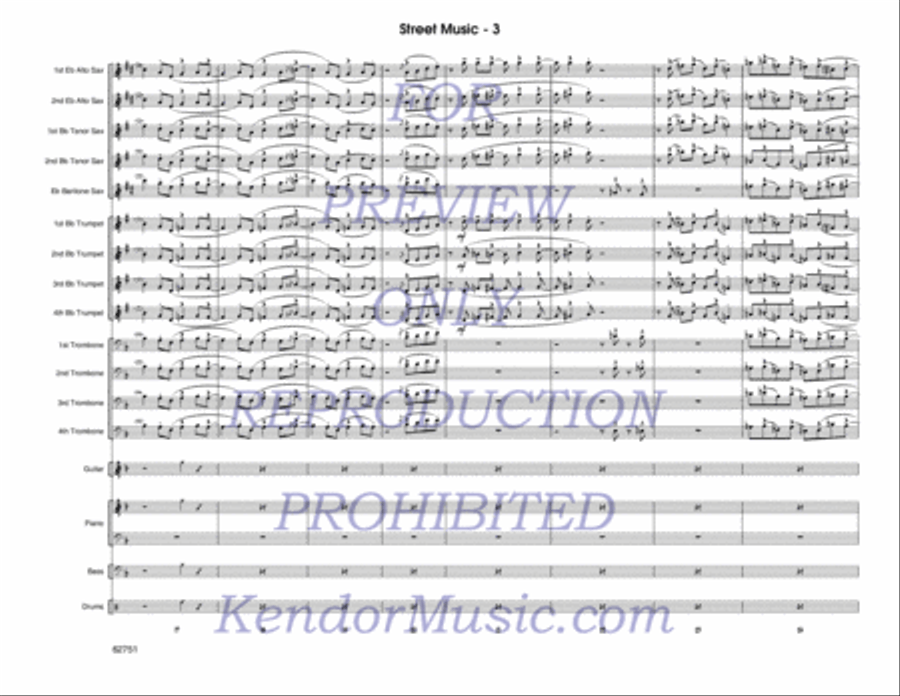 Street Music Jazz Ensemble scores gallery preview page 4