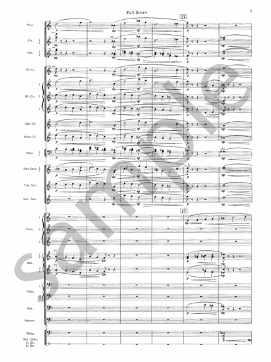 O Cool Is the Valley Concert Band scores gallery preview page 7