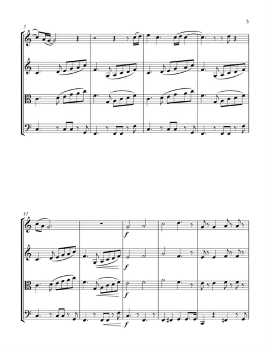 My Girl String Trio scores gallery preview page 5