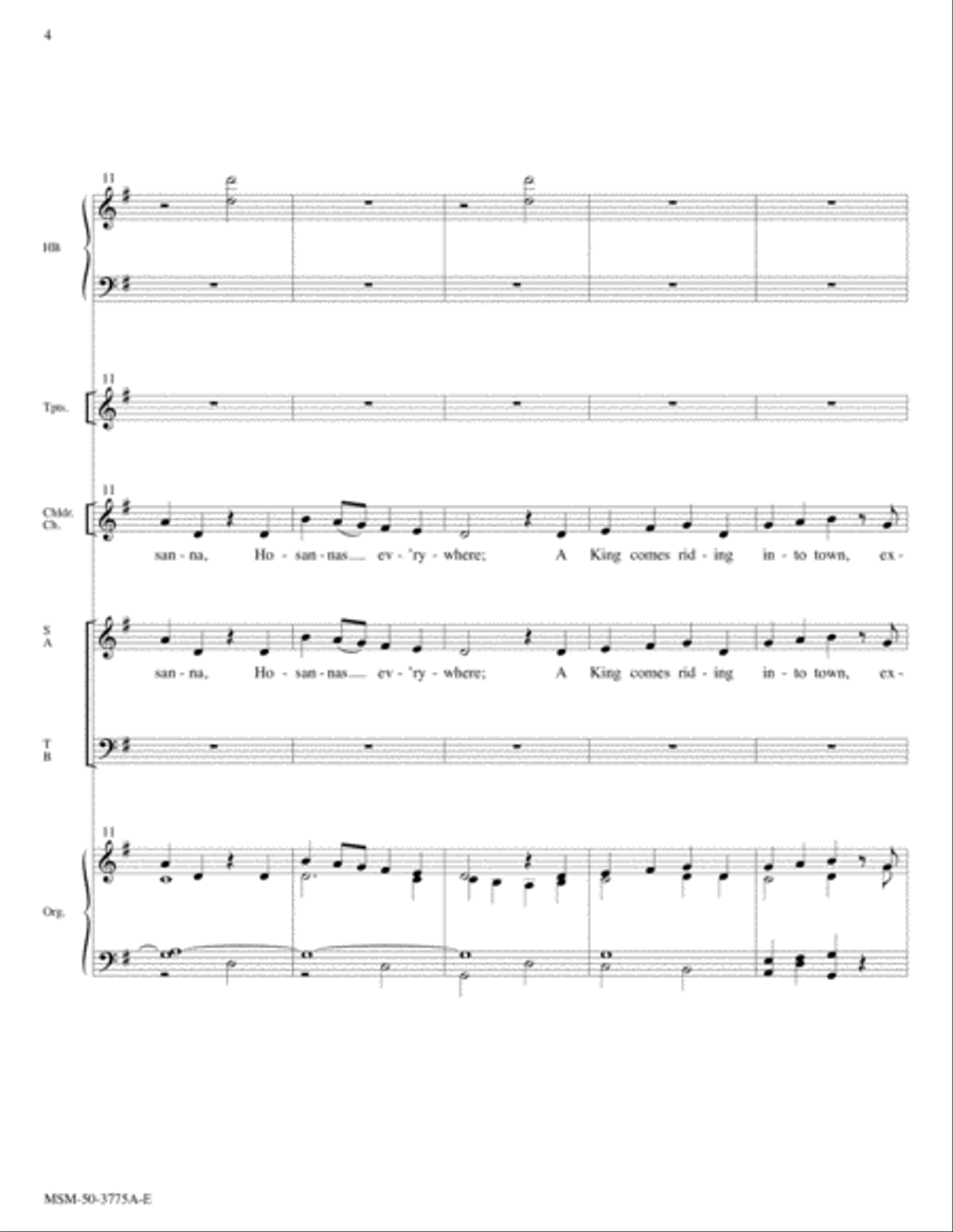 Hosannas Everywhere Hosannas Everywhere Choir scores gallery preview page 4