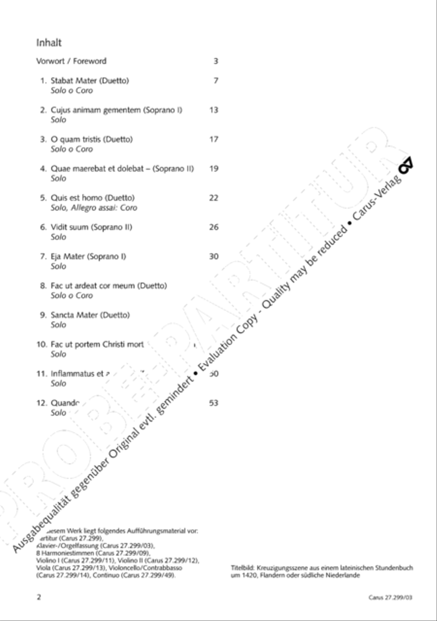 Stabat mater Stabat mater Women's Choir scores gallery preview page 3