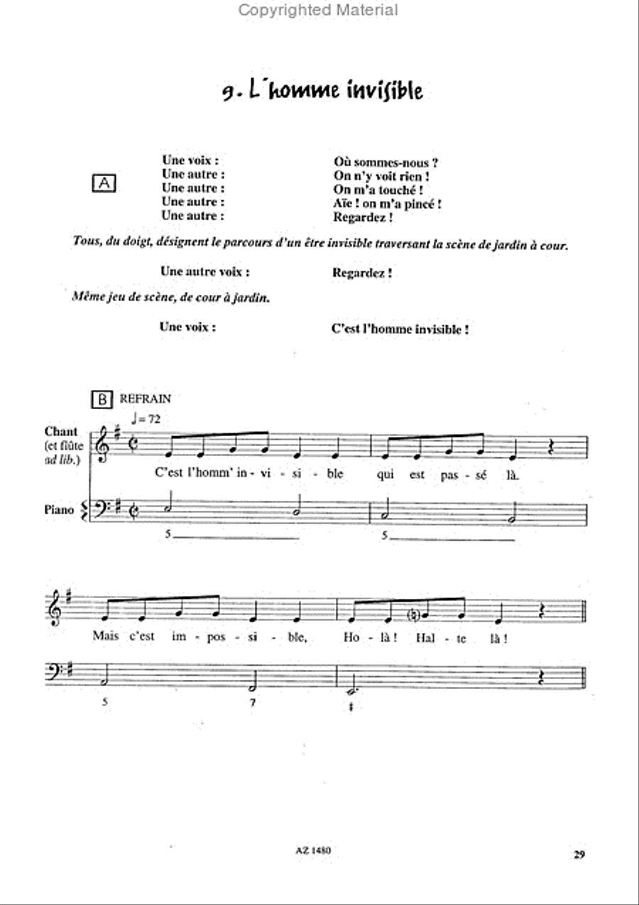 Voyage Voyage Piano scores gallery preview page 12