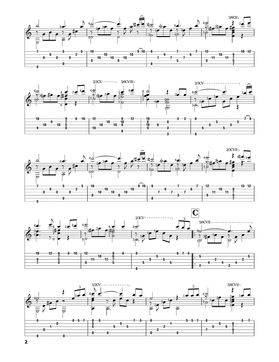 My Tribute Acoustic Guitar scores gallery preview page 2