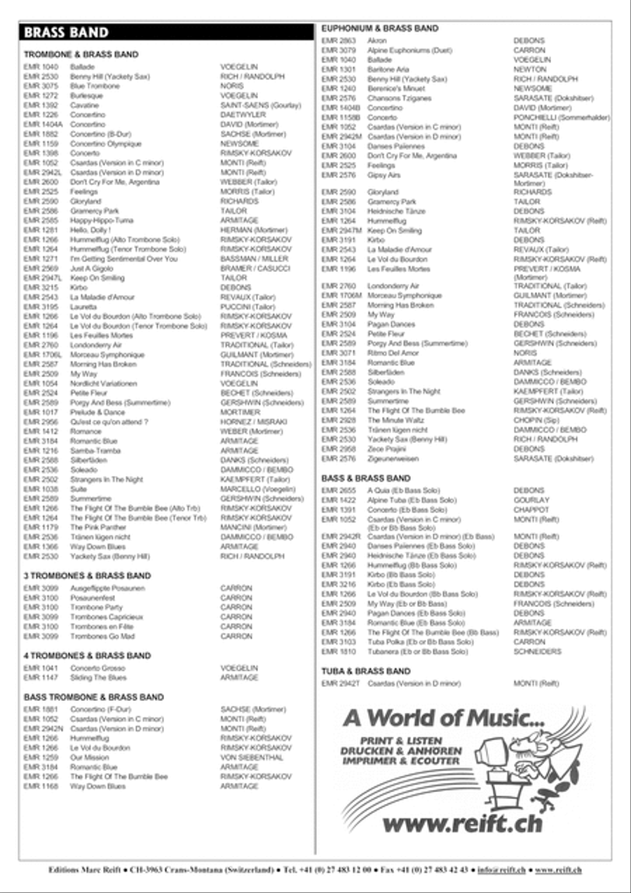 Gramercy Park Brass Band scores gallery preview page 8