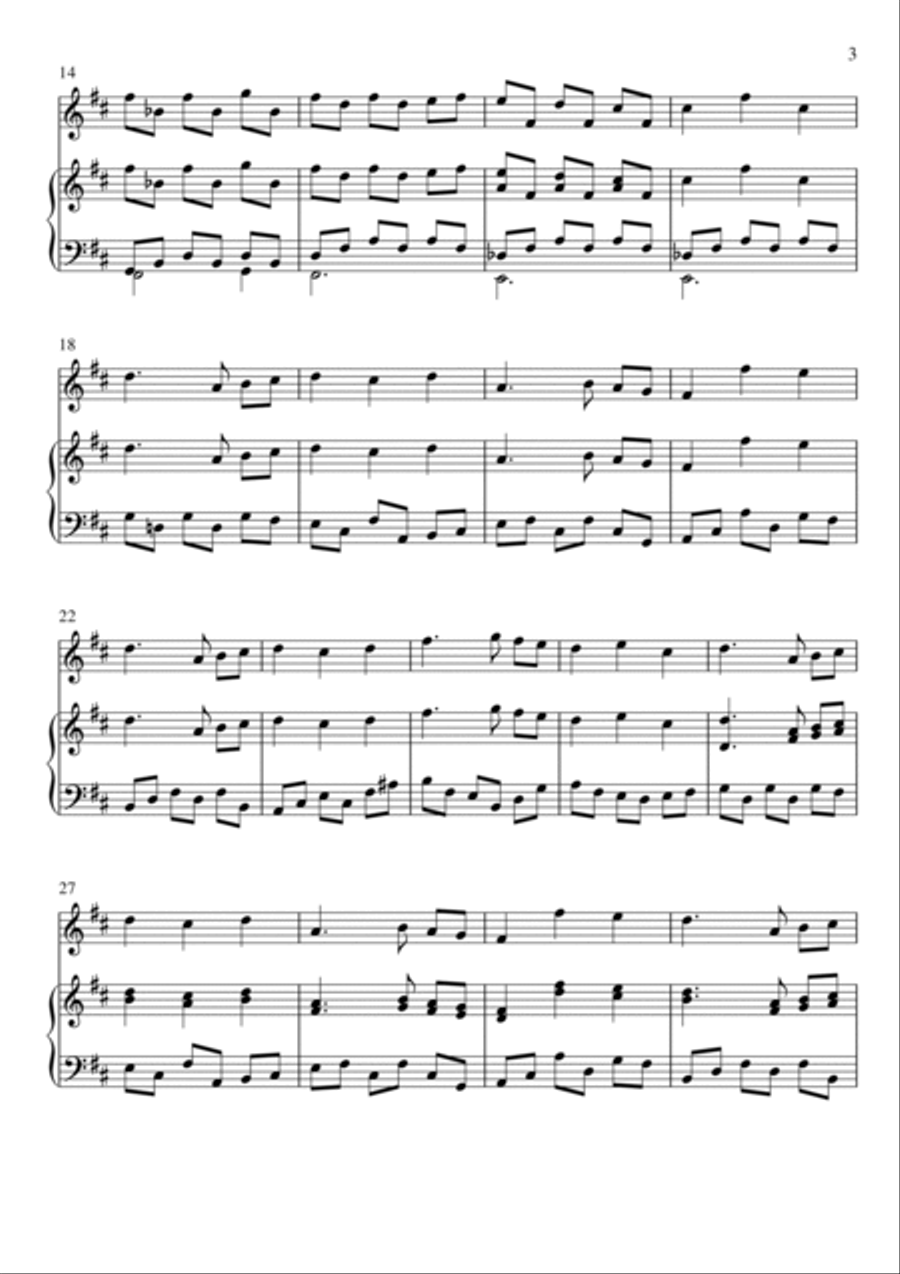 Fallen Down Fallen Down Small Ensemble scores gallery preview page 3
