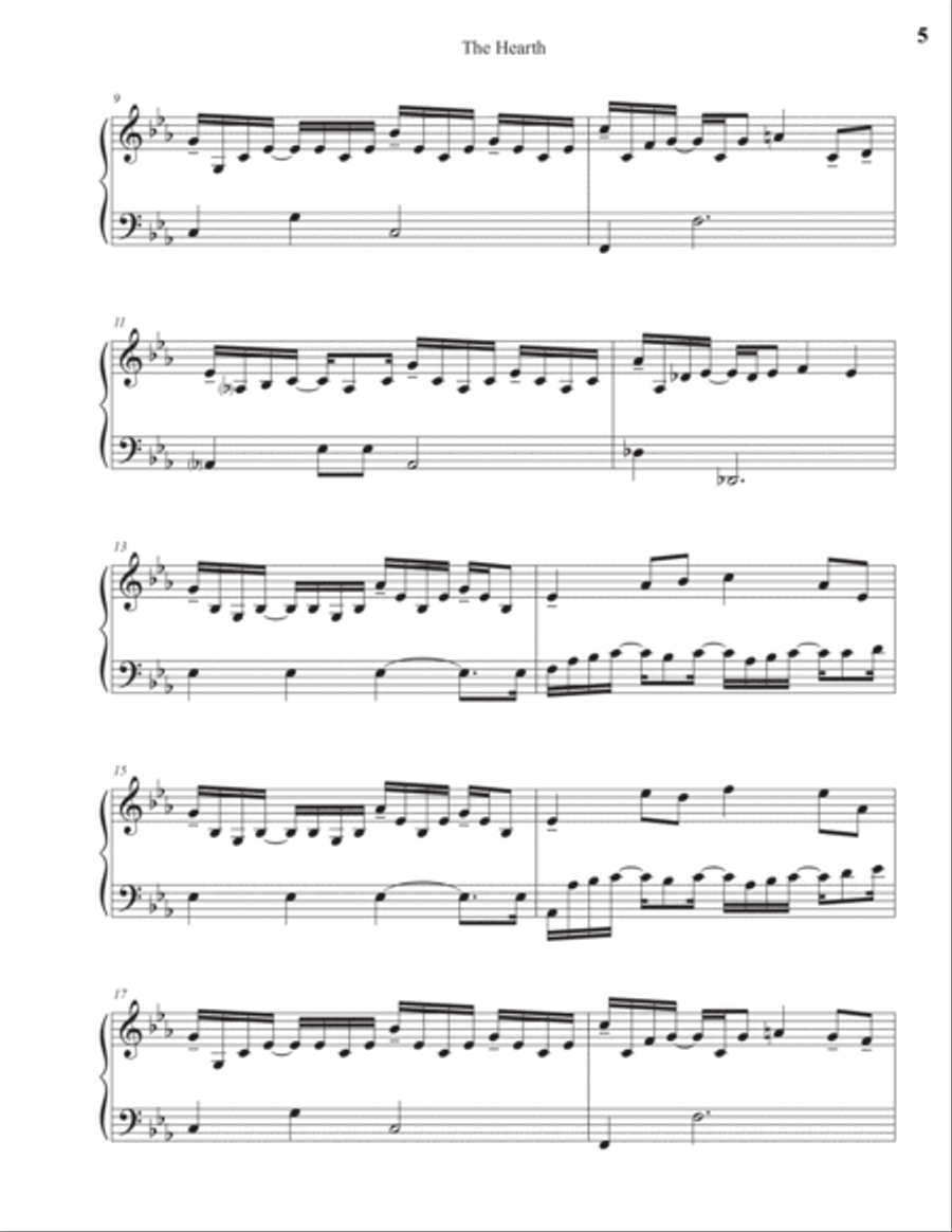 The Hearth Piano Solo scores gallery preview page 5