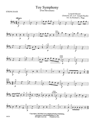 Toy Symphony, 1st Movement: String Bass
