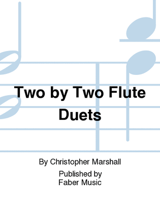 Book cover for Two by Two Flute Duets