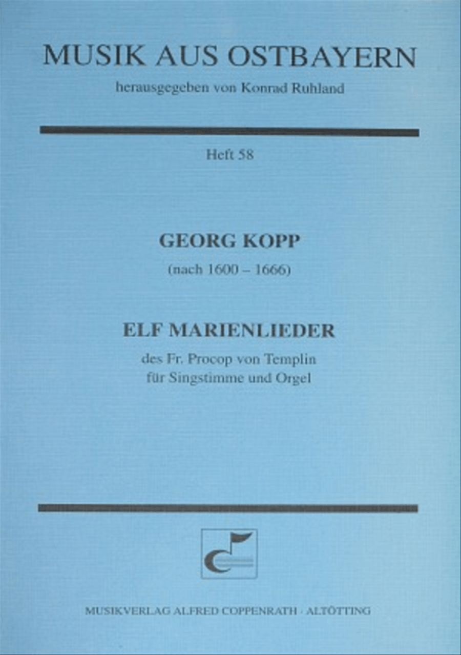 Kopp: Elf Marienlieder