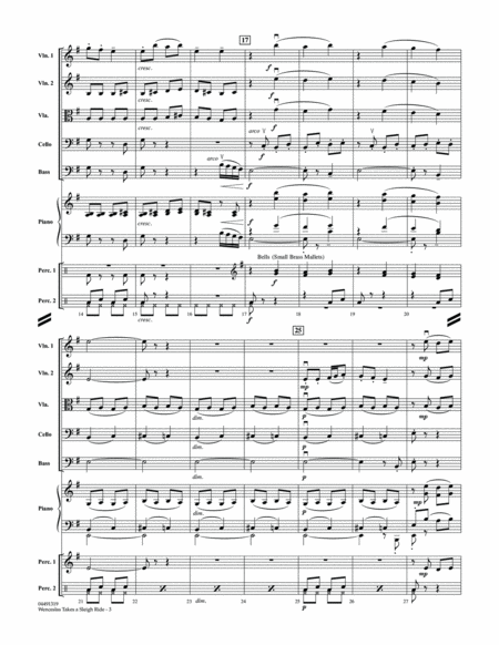 Wenceslas Takes a Sleigh Ride - Conductor Score (Full Score)