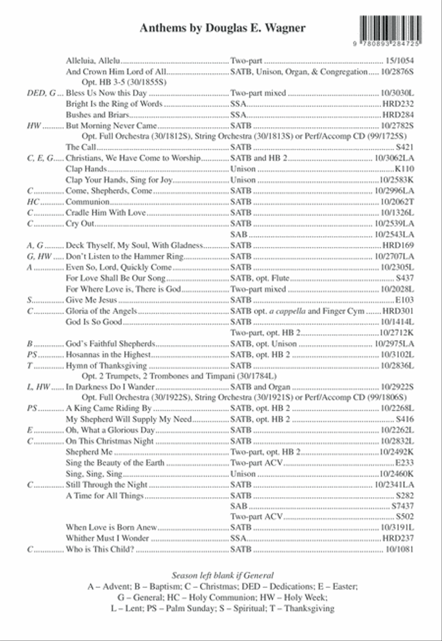 On the Via Dolorosa 4-Part scores gallery preview page 13
