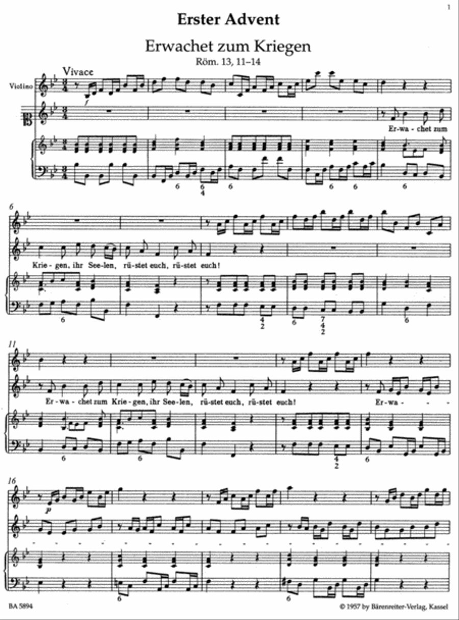 Harmonischer Gottesdienst / Musical Church Service - Volume 4 (score and parts) Medium Voice scores gallery preview page 2
